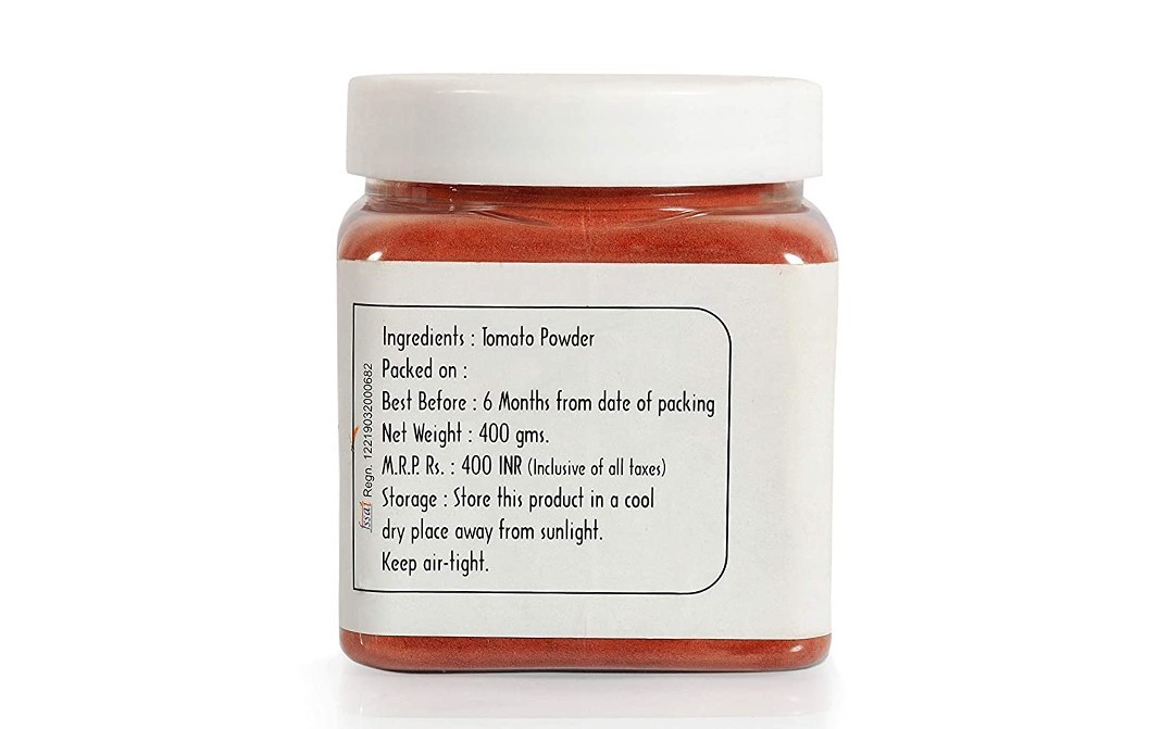 NaturePlatter Tomato Powder    Plastic Jar  400 grams